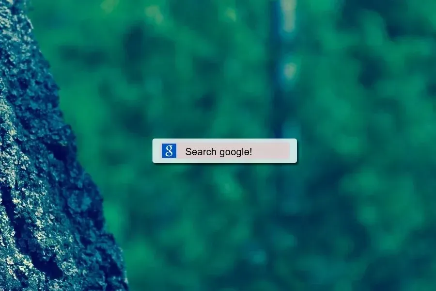 Source preview of Search Bar V1 Rainmeter Skin credited to Dilshad9692