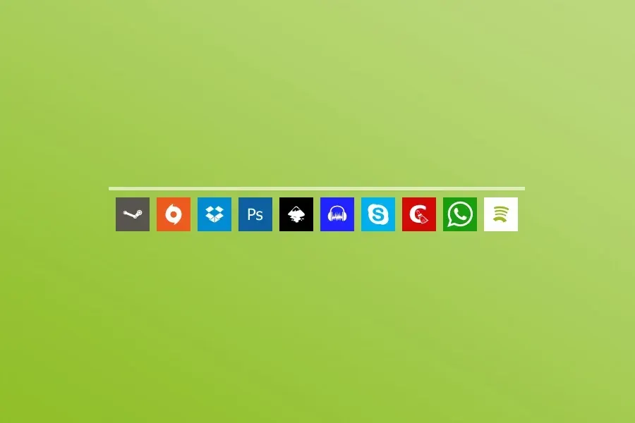 Source preview of Silmeria Dock Rainmeter Skin credited to MixSilmeria