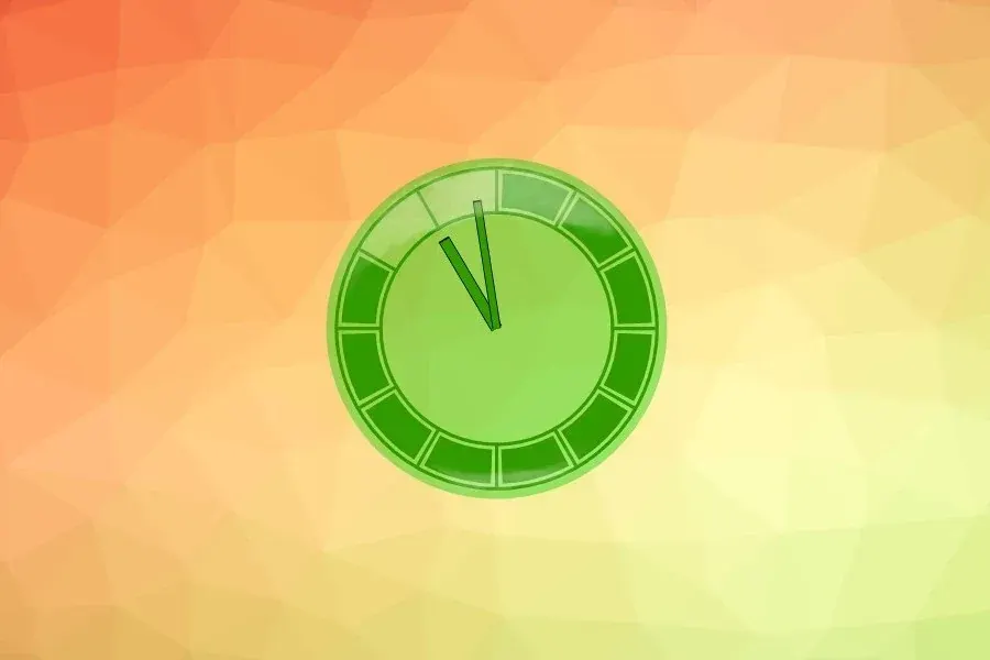 Source preview of Style Clock Rainmeter Skin credited to OsricWuscfrea