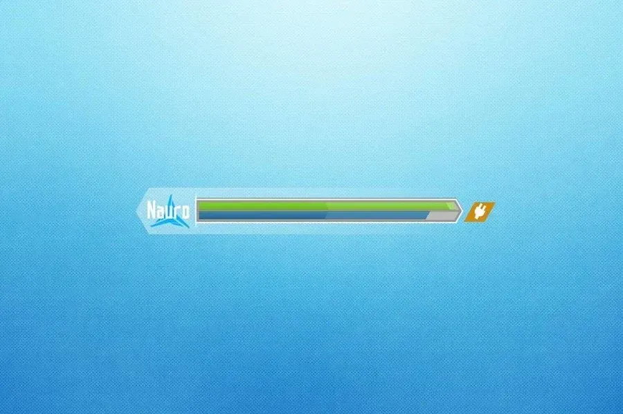 Source preview of Sword Art Online Health Bar Rainmeter Skin credited to RavenHawk7