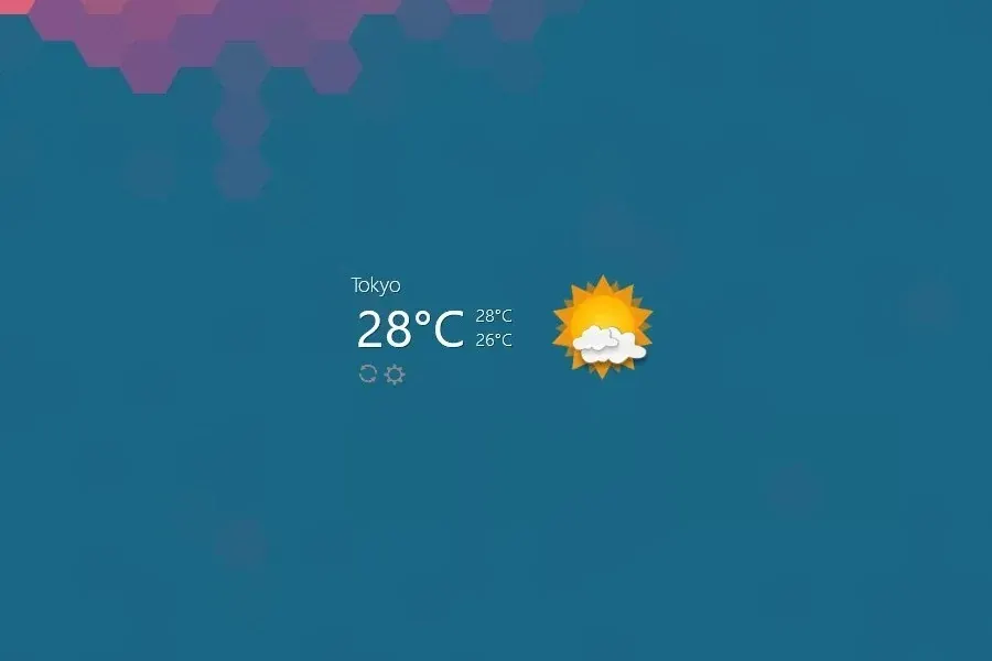 Source preview of Today Weather Rainmeter Skin credited to adni18