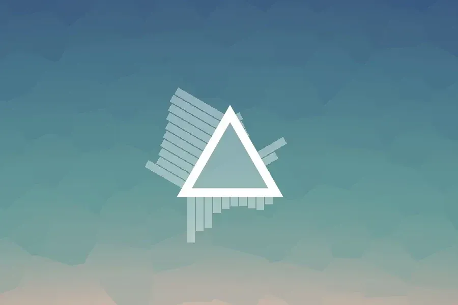 Source preview of TriSound Rainmeter Skin credited to WyzzyMoon