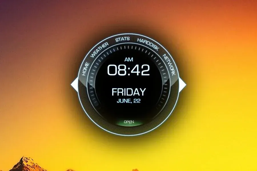 Source preview of Ventuz Rainmeter Theme credited to ld-jing
