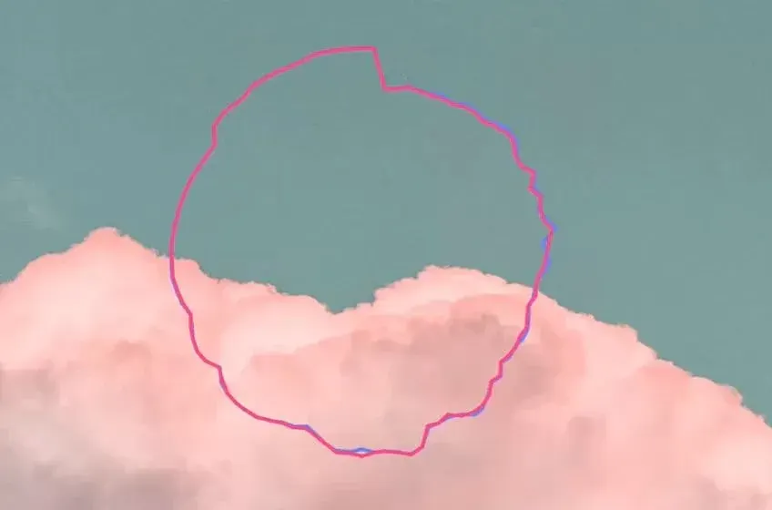 Source preview of VisBubble 3.0: VisBubble 3.0 organizes the audio response around circular shapes rather than a horizontal baseline