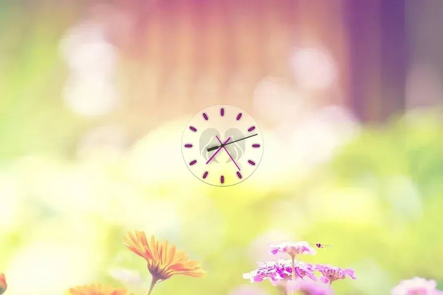 Source preview of Zodiac Clock Rainmeter Skin credited to by-segaal