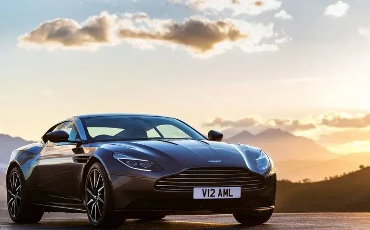 An Aston Martin DB11 wallpaper collection focused on the car’s design.