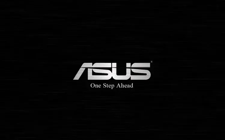 Black-themed ASUS wallpaper collection for a hardware-focused desktop.