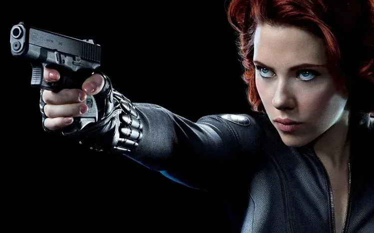 Black Widow wallpaper collection featuring Scarlett Johansson.