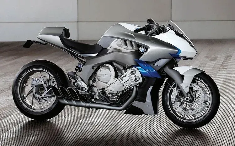 BMW motorcycles shown in different locations across the wallpaper collection.