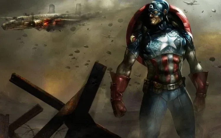 Captain America wallpaper collection drawing on comics and films.