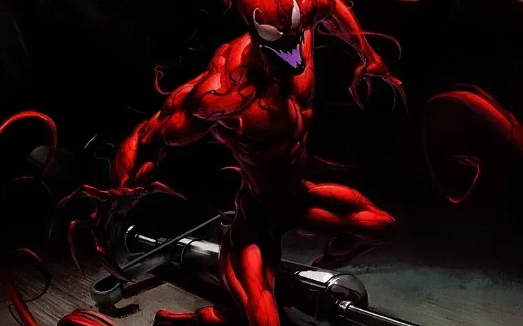 Carnage character wallpapers emphasizing claws and prominent teeth.