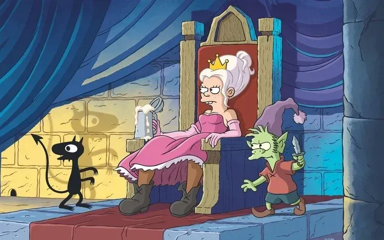 Vivid wallpapers based on the animated fantasy comedy Disenchantment.