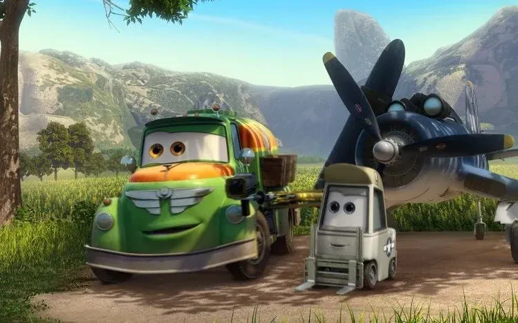 Disney’s Planes wallpapers associated with Dusty and animated air racing.