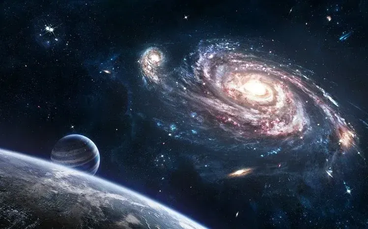 Space wallpaper collection showing various types of galaxies.