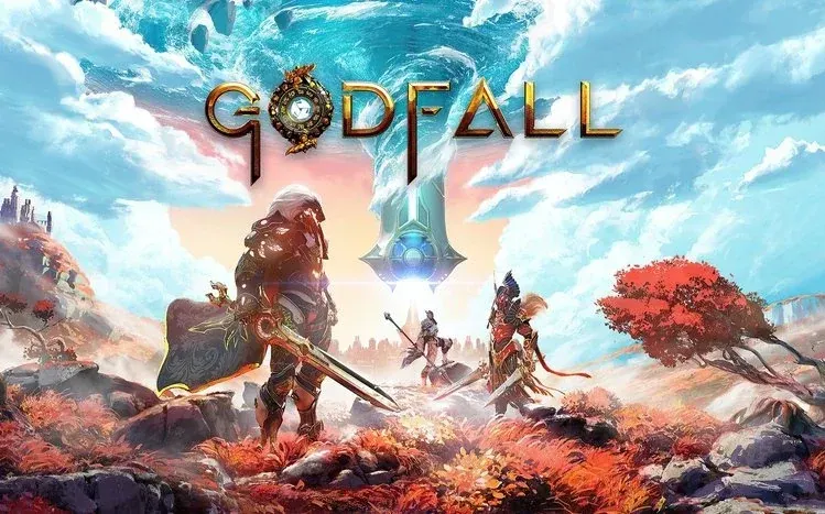 Godfall fantasy-world imagery associated with armored knights, reefs, and deep waters.