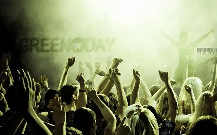 Green Day-themed music wallpaper collection.