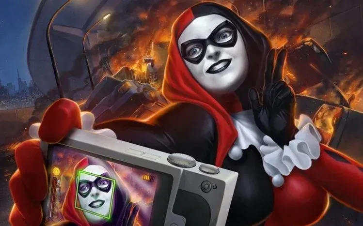 Harley Quinn character-focused wallpaper preview.