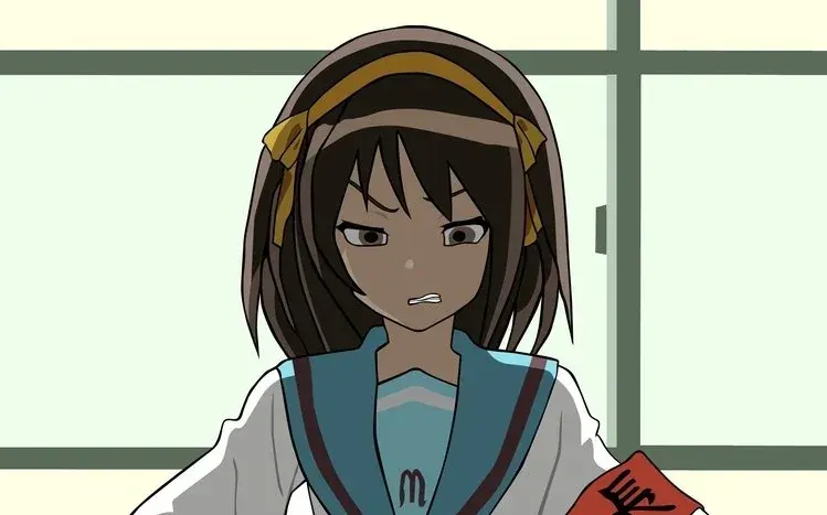 Haruhi Suzumiya anime-themed wallpaper collection.