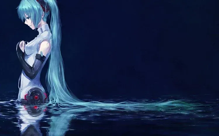 Colorful Hatsune Miku wallpaper imagery centered on the virtual pop singer.