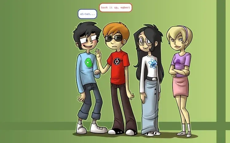 A collection of wallpapers themed around the Homestuck comic.