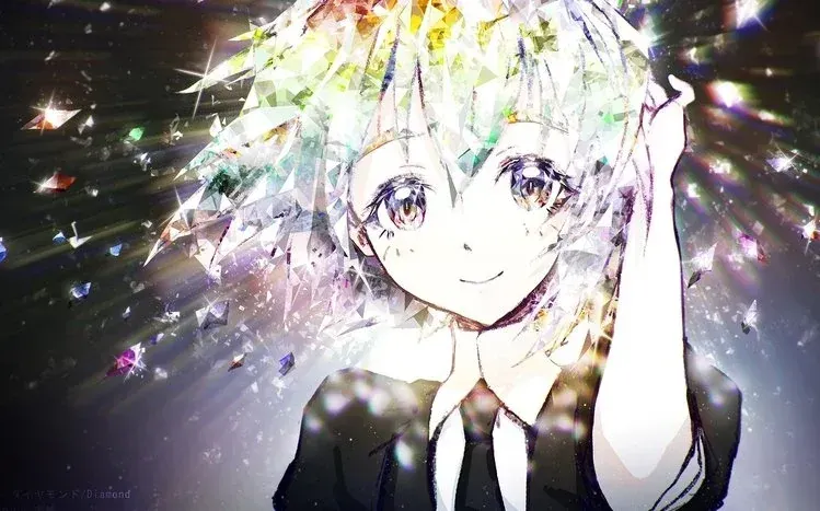 Anime wallpaper imagery from Houseki no Kuni, or Land of the Lustrous.