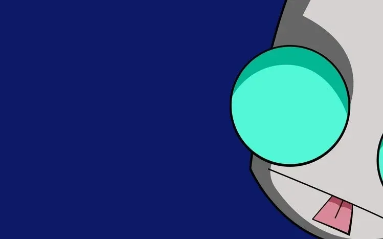 Colorful wallpapers based on the animated series Invader Zim.