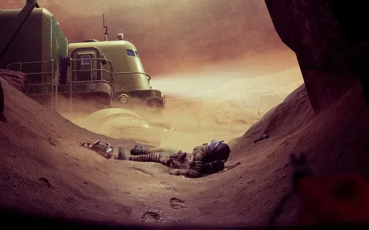 The Invincible wallpapers featuring science-fiction landscapes and atmospheric imagery.