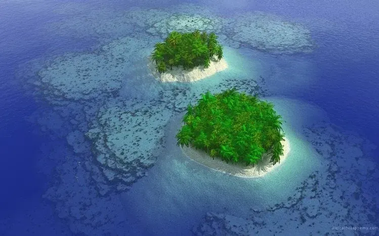 A collection of nature wallpapers focused on islands.