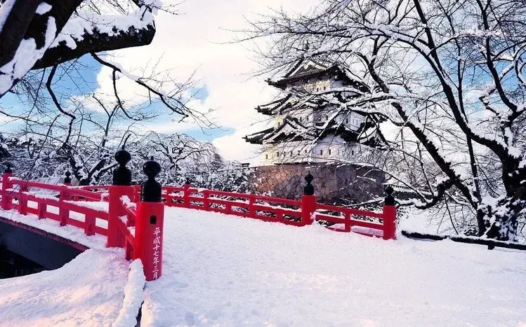 Japanese Winter Windows wallpaper theme — source gallery preview