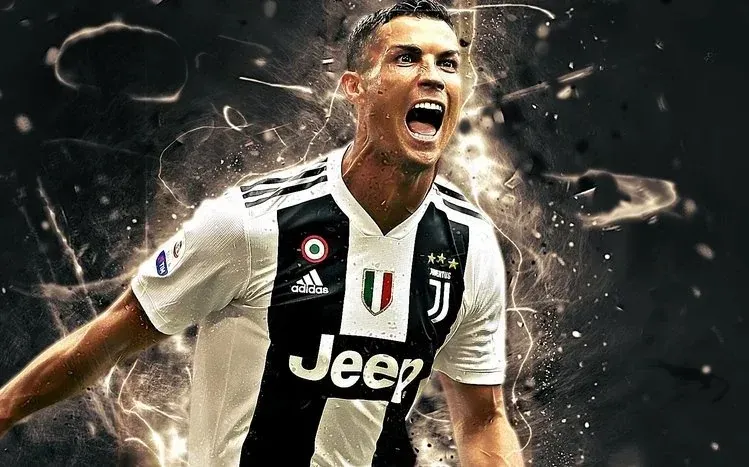 Juventus wallpapers featuring player photographs and club logos.