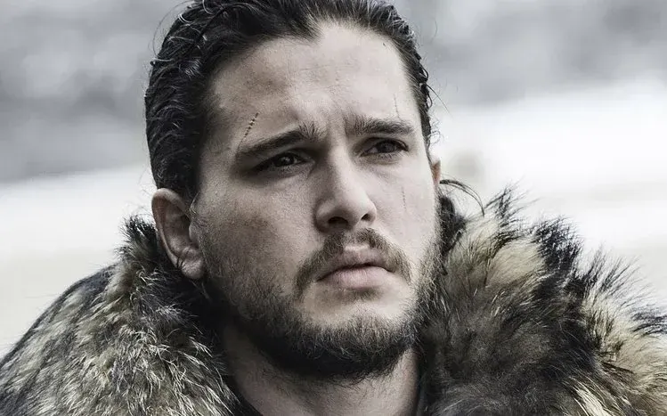Kit Harington images from different shoots and the Game of Thrones set.