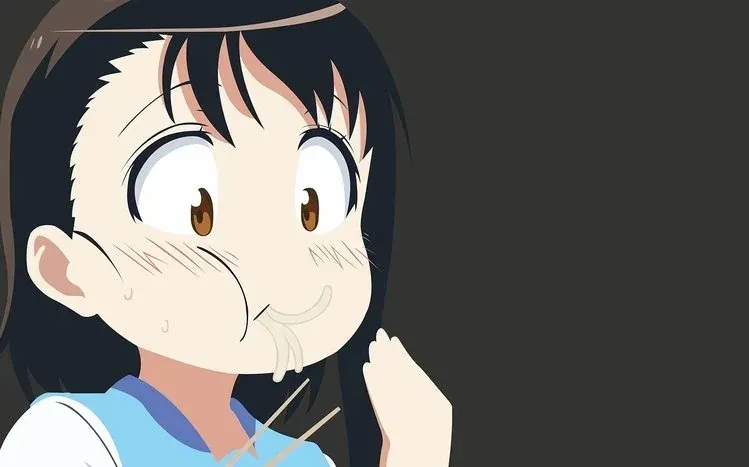 Nisekoi character Kosaki Onodera, with dark brown hair and brown eyes.