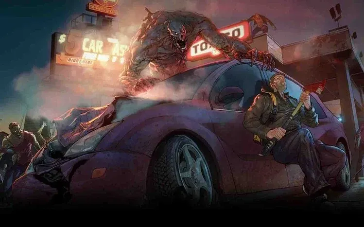 Images from the post-apocalyptic game Last Day On Earth: Survival.