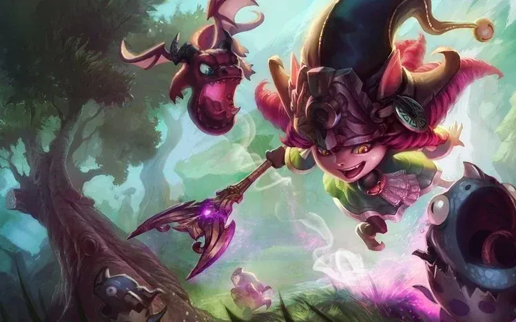 Lulu, the League of Legends yordle mage associated with illusions and her fairy companion Pix.