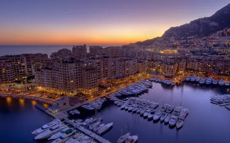 Monaco wallpapers featuring tall buildings, harbors, natural scenery, hotels, and resorts.