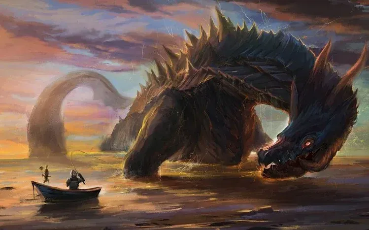Action-oriented wallpapers themed around Monster Hunter World.