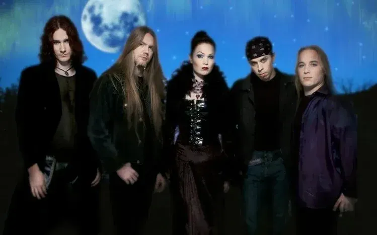 Nightwish wallpaper collection featuring members of the Finnish symphonic metal band.