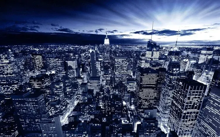A collection of New York City wallpapers for a city-focused desktop.