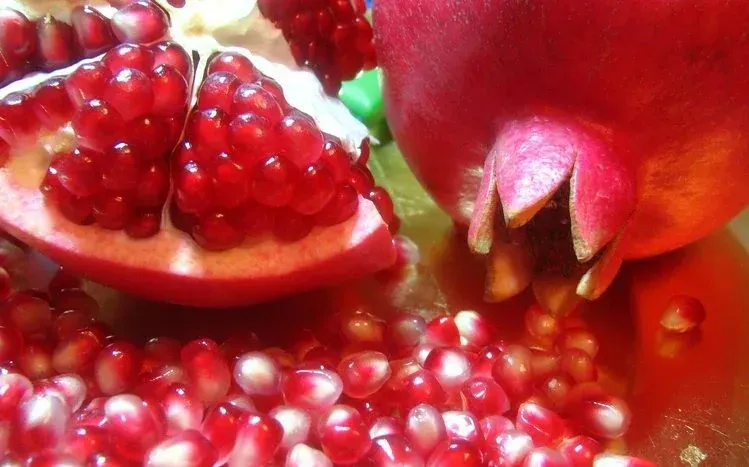Pomegranate-themed wallpaper collection centered on the fruit.