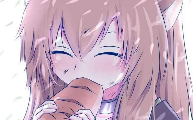 Raphtalia character wallpapers emphasizing her smile and eyes.