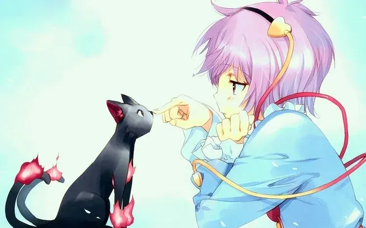 Satori Komeiji character wallpapers from Touhou Project.