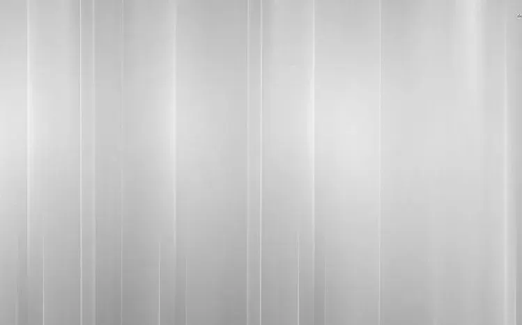 Silver-colored wallpaper with black-lined panels along the bottom.