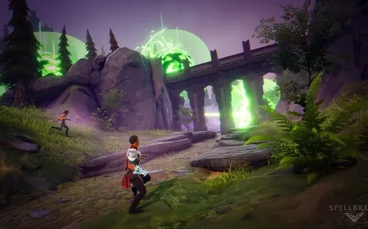 Spellbreak wallpapers themed around fantasy battle-mage combat.