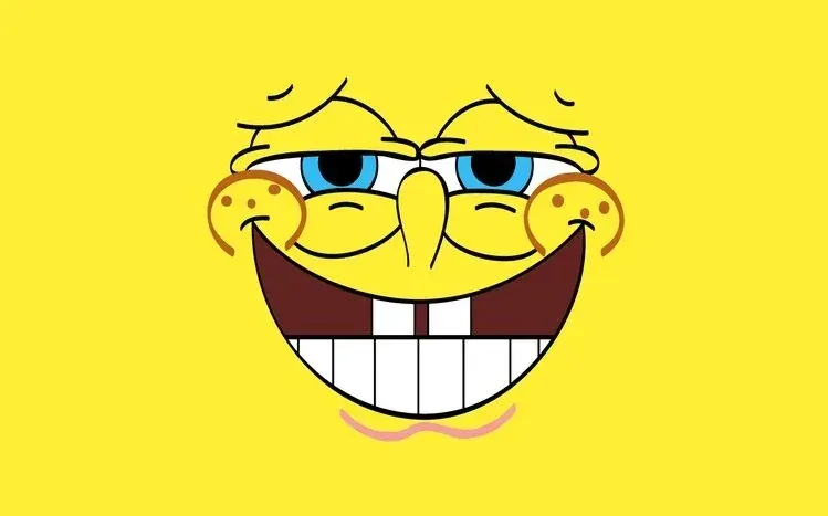 SpongeBob-themed wallpaper preview with an emphasis on yellow.