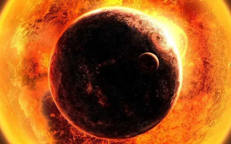Sun wallpapers emphasizing its fiery appearance.