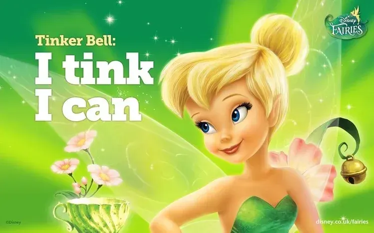 TinkerBell wallpapers using a mixture of green, gold, and yellow.