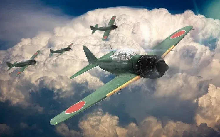 Vehicles in action from the War Thunder game environment.
