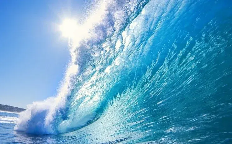 Wave Windows wallpaper theme — source gallery preview