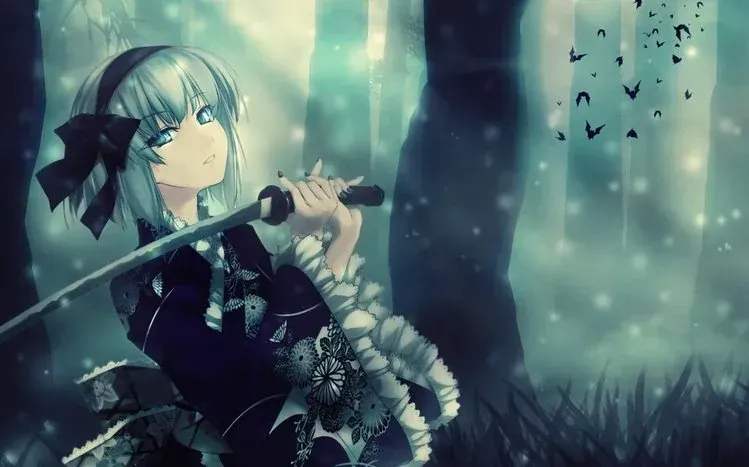 Youmu Konpaku character wallpapers from Touhou Project.