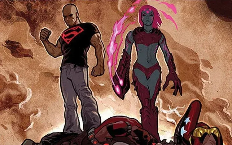 Young Justice wallpaper imagery featuring youthful costumed superheroes.